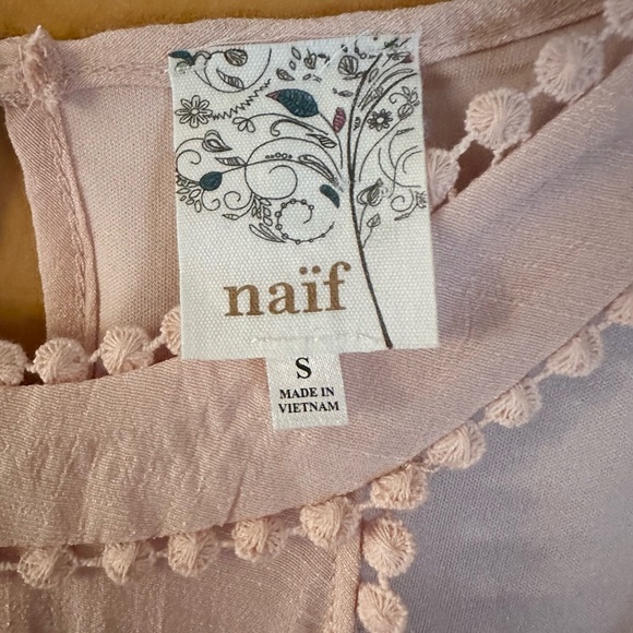 Anthropologie Naif Ballet Pink Sleeveless Midi Shift Dress EUC - Picture 2 of 7